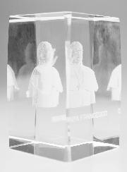 Icona di Papa Francesco Incisa al Laser