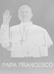 Icona di Papa Francesco Incisa al Laser