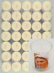 Set di 48 Candele Votive Madonna di Medjugorje