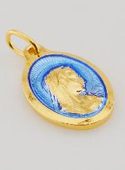 Medaglia Vergine Maria di profilo - 25 mm