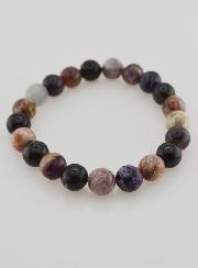 Bracciale in Pietra Naturale di Charoite – 8 mm