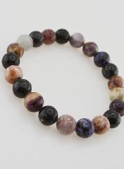 Bracciale in Pietra Naturale di Charoite – 8 mm