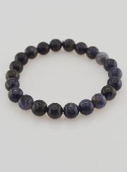 Bracciale in Pietra Naturale di Cordierite Lolite – 8 mm