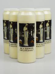 Lotto di 6 Candele per Novena Nostra Signora di Banneux