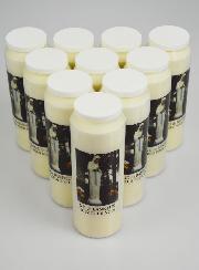 Lotto di 10 Candele per Novena Nostra Signora di Banneux