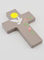 Croce Ricordo della Cresima in Legno - Spirito Santo
