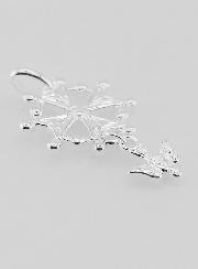 Ciondolo Croce della Cresima - Spirito Santo in Argento