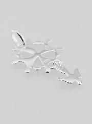 Ciondolo Croce della Cresima - Spirito Santo in Argento