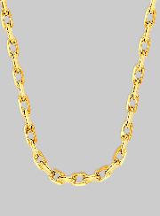 Catena 45cm Oro Placcato - Maglia Forzatina 1,45mm