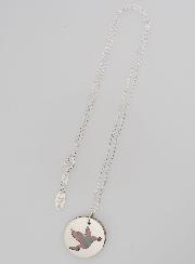 Collana Colomba Traforata - Argento e Madreperla