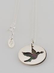 Collana Colomba Traforata - Argento e Madreperla