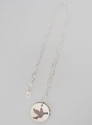 Collana Colomba Traforata - Argento e Madreperla