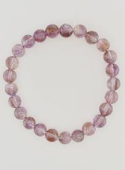 Bracciale in Pietra Naturale di Ametrino – 8 mm