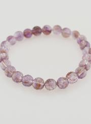 Bracciale in Pietra Naturale di Ametrino – 8 mm