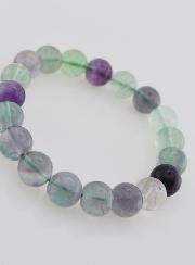 Bracciale in Pietra Naturale di Fluorite AB - 10 mm