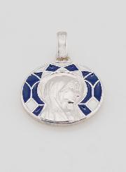 Medaglia Madonna & Lourdes Doppia Faccia - 18mm