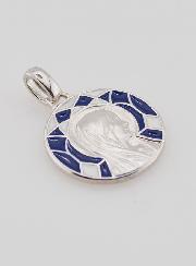 Medaglia Madonna & Lourdes Doppia Faccia - 18mm