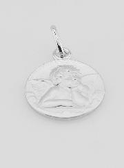 Medaglia Angelo Custode in Argento - 16mm