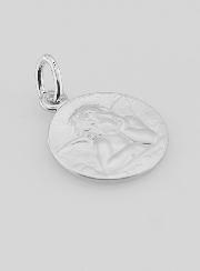 Medaglia Angelo Custode in Argento - 16mm
