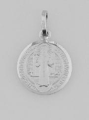Medaglia di San Benedetto in Argento - 14mm