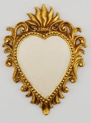 Ex Voto Murale Oro e Bianco - 10 cm