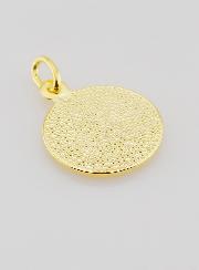 Medaglia Placcata Oro 18mm - Santa Rita