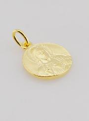 Medaglia Scapolare in Placcato Oro - 16mm