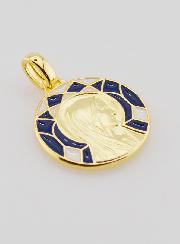 Medaglia Vergine Maria & Lourdes a Doppia Faccia - 18mm