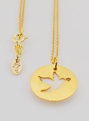 Collana Spirito Santo – Placcato Oro & Madreperla