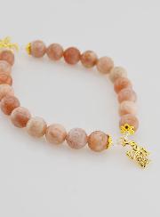 Bracciale in Pietra del Sole 8mm – Angelo e Croce