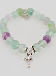 Bracciale in Fluorite 8mm – Angelo & Croce