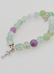 Bracciale in Fluorite 8mm – Angelo & Croce
