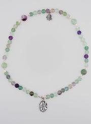 Bracciale Rosario in Fluorite - San Michele & San Benedetto
