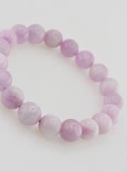 Bracciale in Pietra Naturale di Kunzite – 10 mm