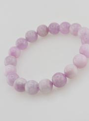 Bracciale in Pietra Naturale di Kunzite – 10 mm