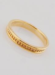 Anello Fede in Oro Placcato - Misura 14