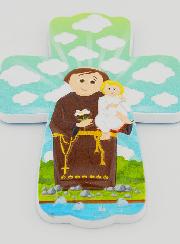 Croce da Appendere per Bambini - Sant'Antonio