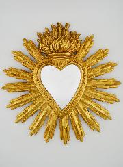 Ex Voto Specchio Cuore Raggiante - 28 cm