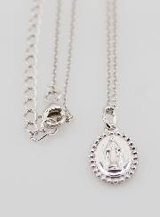 Collana Religiosa Madonna Miracolosa - Argento 925