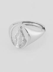 Anello Chevalière Madonna Miracolosa - Taglia 12-16