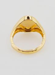 Anello Chevalier Madonna Miracolosa in Argento Dorato - T12-16