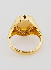 Anello Madonna Miracolosa in Argento Dorato & Zirconi T18-22