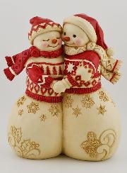Coppia di Pupazzi di Neve - Jim Shore