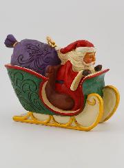 Decorazione da Appendere Slitta di Babbo Natale - Jim Shore