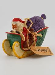 Decorazione da Appendere Slitta di Babbo Natale - Jim Shore