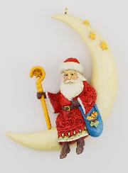 Babbo Natale su Mezzaluna - Jim Shore