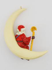 Babbo Natale su Mezzaluna - Jim Shore