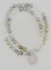Bracciale Rosario in Acquamarina & Padre Nostro