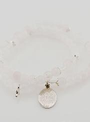 Bracciale Rosario in Giada Bianco - Madonna di Guadalupe