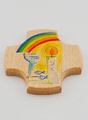 Croce in Legno d’Acero - Il Mio Battesimo